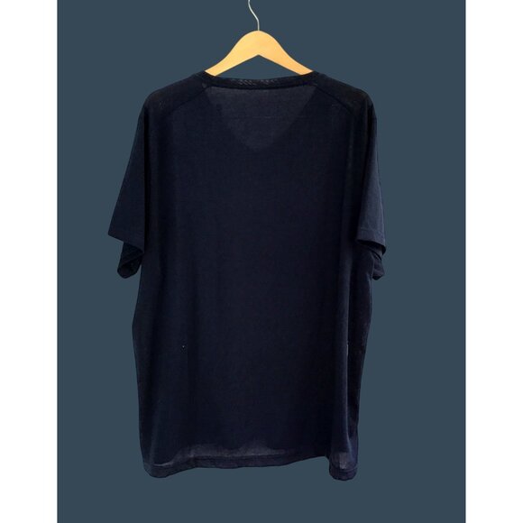 I.N.C.- MEN'S SHORT SLEEVE SOLID BLUE V-NECK T-SHIRT SIZE XX LARGE- NWT - Picture 2 of 6